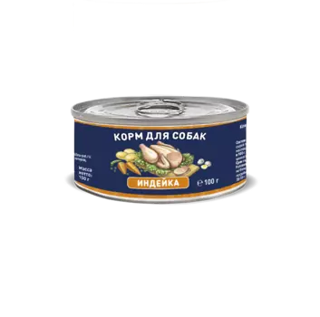 Влажный корм для собак Solid Natura Holistic Индейка 0,1 кг