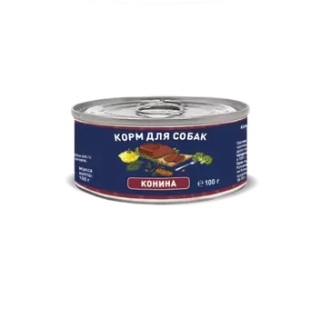 Влажный корм для собак Solid Natura Holistic Конина 0,1 кг