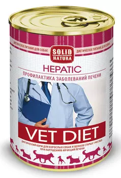 Влажный корм Solid Natura VET Hepatic диета для собак 0,34 кг