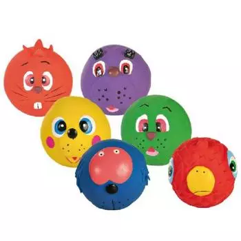 Жевательная игрушка для собак Trixie Лица из латекса 6 см