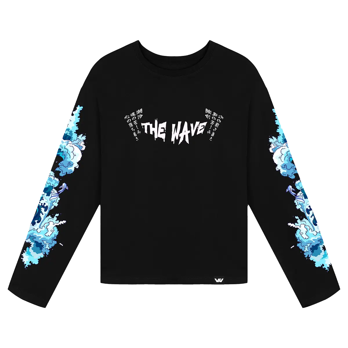 Лонгслив Волны моря