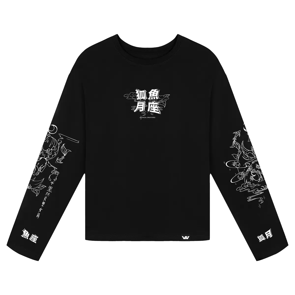 Лонгслив Кицунэ и кои