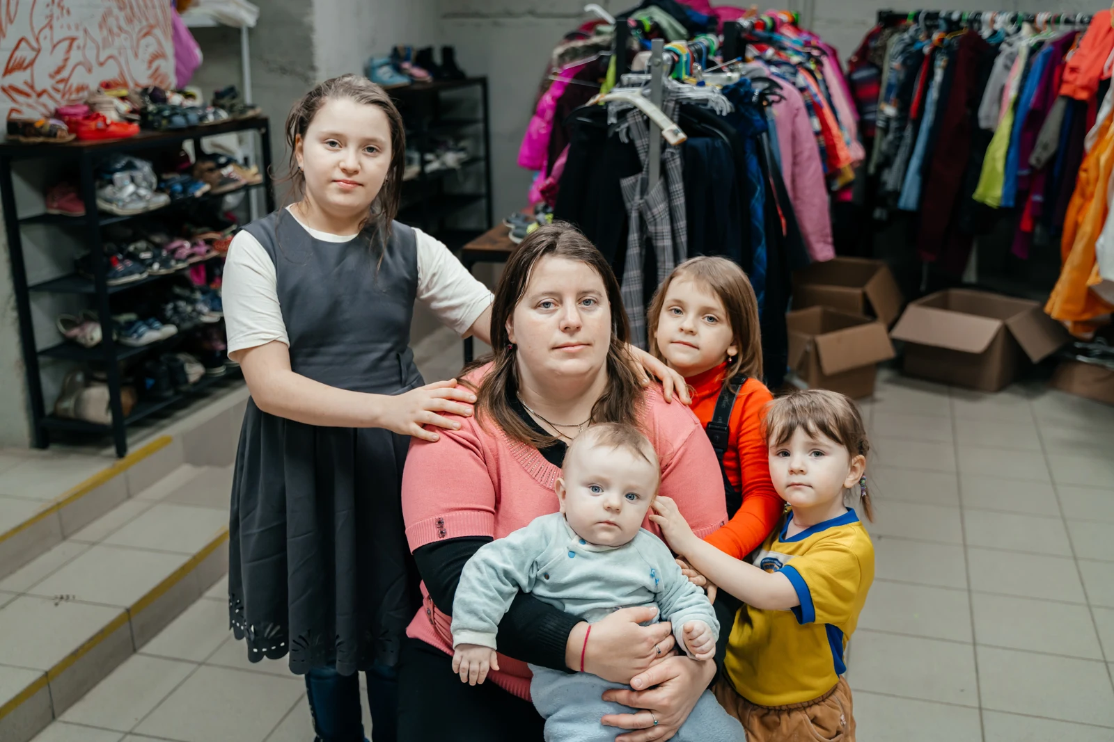Алисе Шапкиной и её четырем детям нужна продуктовая помощь