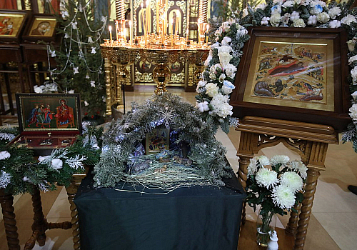 Праздник Рождества Христова в храме Преподобных Отцев Киево-Печерских в Старых Черемушках. 