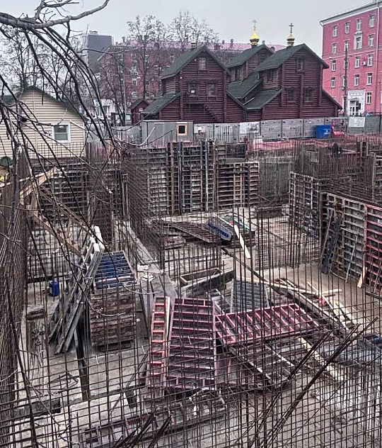 Этапы строительства храмового комплекса. 