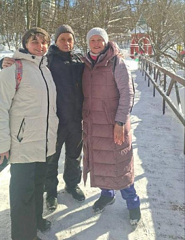 Турклуб храма Всех Преподобных Отцев Киево-Печерских совершили поход в  парк "Теплый Стан"