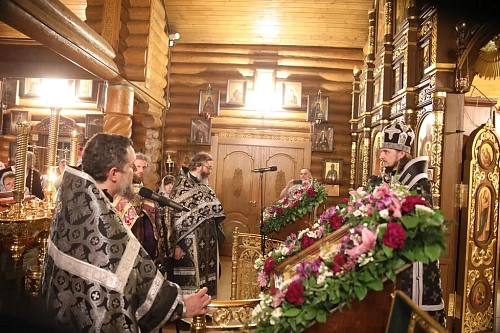 Епископ Раменский  Алексий возглавил вечернюю 