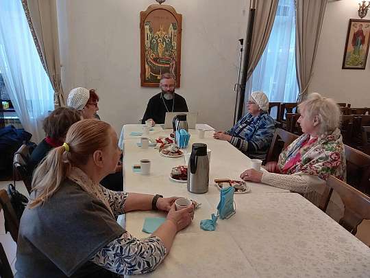 В храме Всех преподобных отцев Киево-Печерских прошла встреча «У самовара»