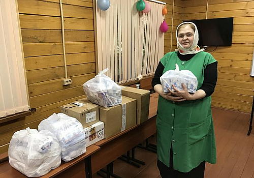 Оказание гуманитарной помощи населению Донбасса