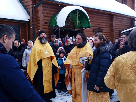 Освящение звонницы