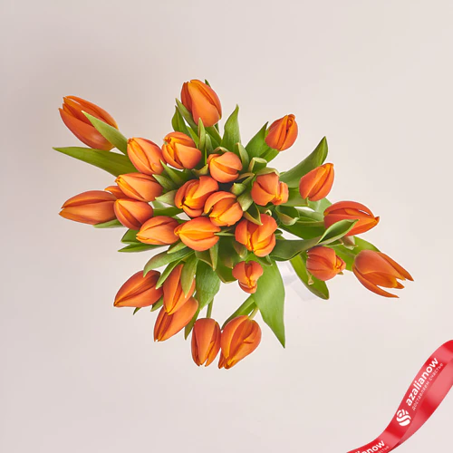 Фото 2: 25 оранжевых тюльпанов без упаковки. Сервис доставки цветов AzaliaNow