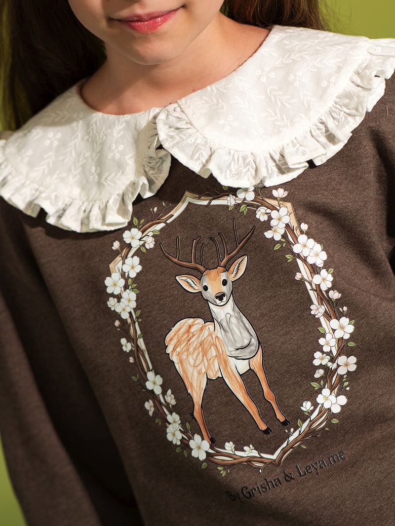 Детский свитшот Leya & Grisha