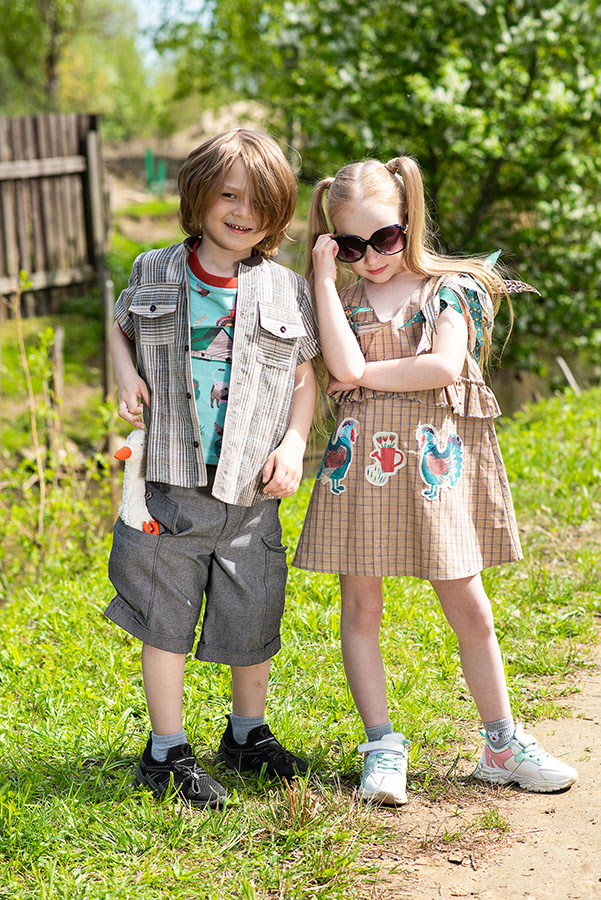 Серые шорты-карго с карманами для мальчика