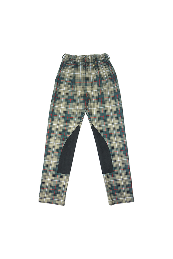 Детские брюки в клетку для девочки