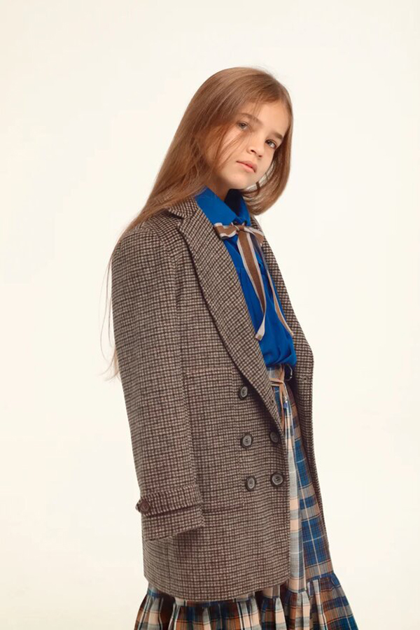 из полушерсти "гусиная лапка"