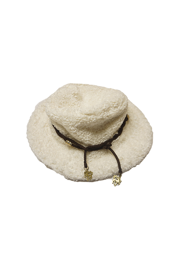 Белая утепленная детская панама для девочки