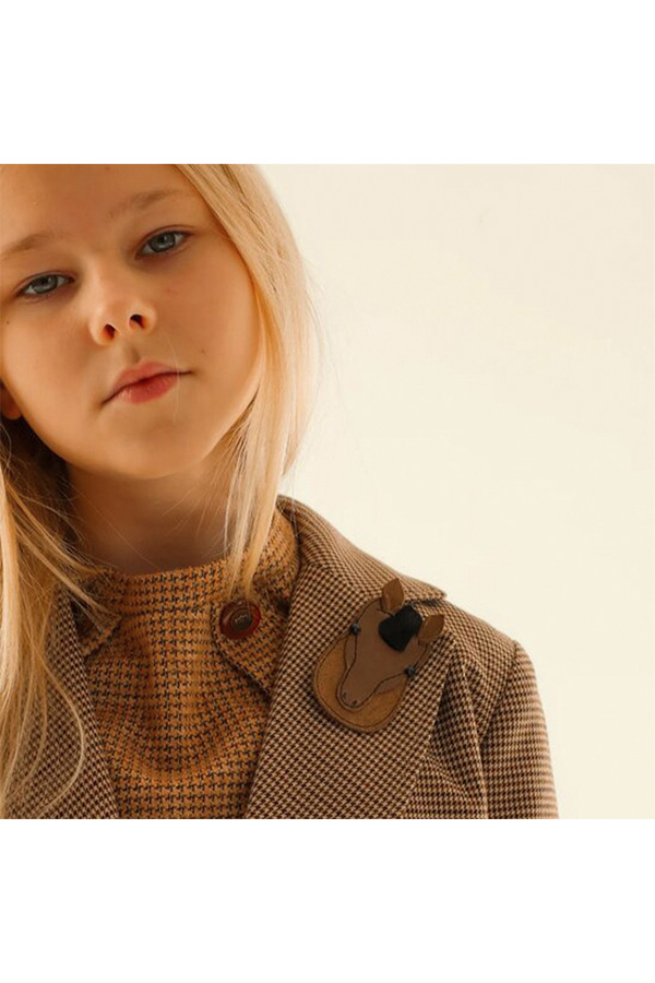 Детская брошь Лошадка