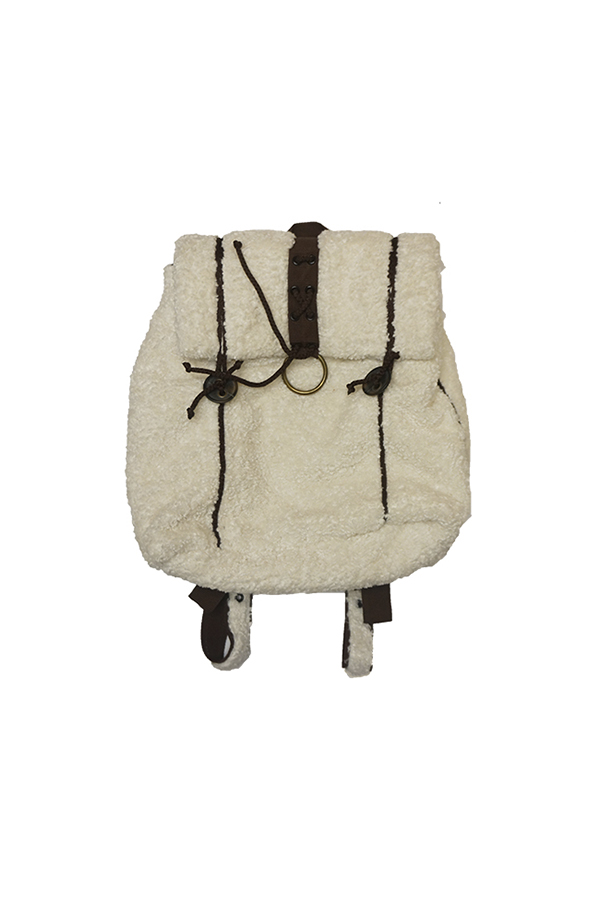 Белый детский рюкзак для девочки