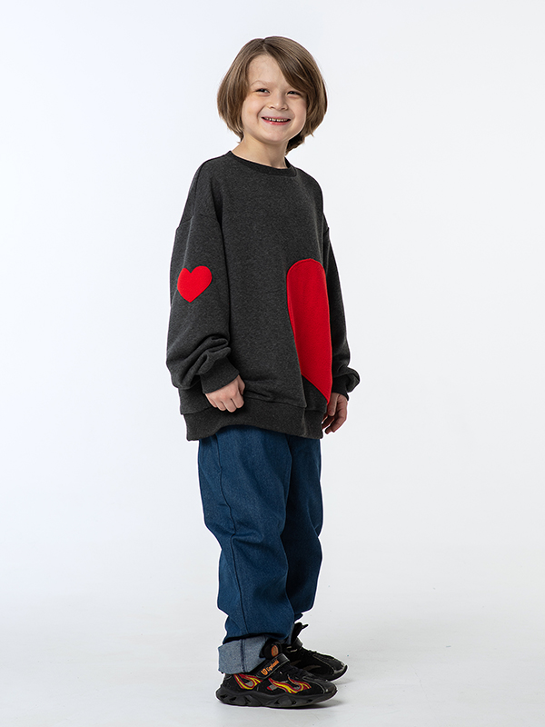 Синие детские джинсы-бананы