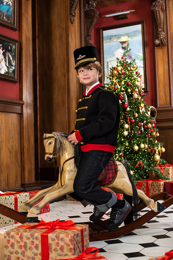 Детский бомбер «Щелкунчик» — чёрный