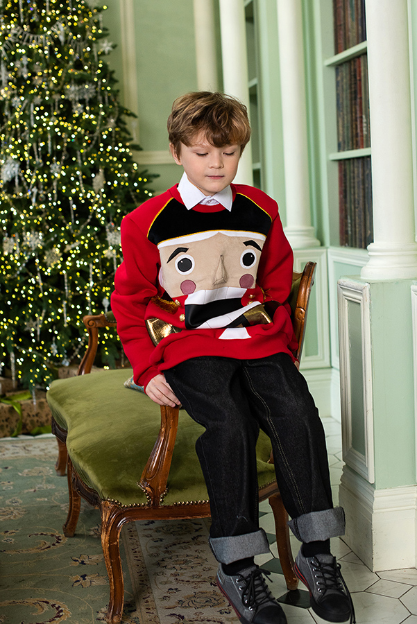 Свитшот «Щелкунчик» для детей — объёмная аппликация