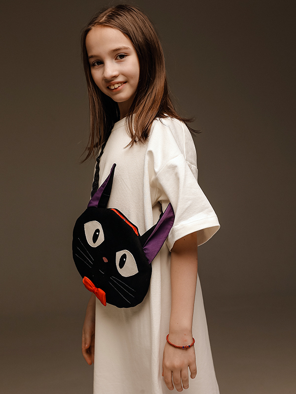 Черная сумочка "Кот Дзи-Дзи"