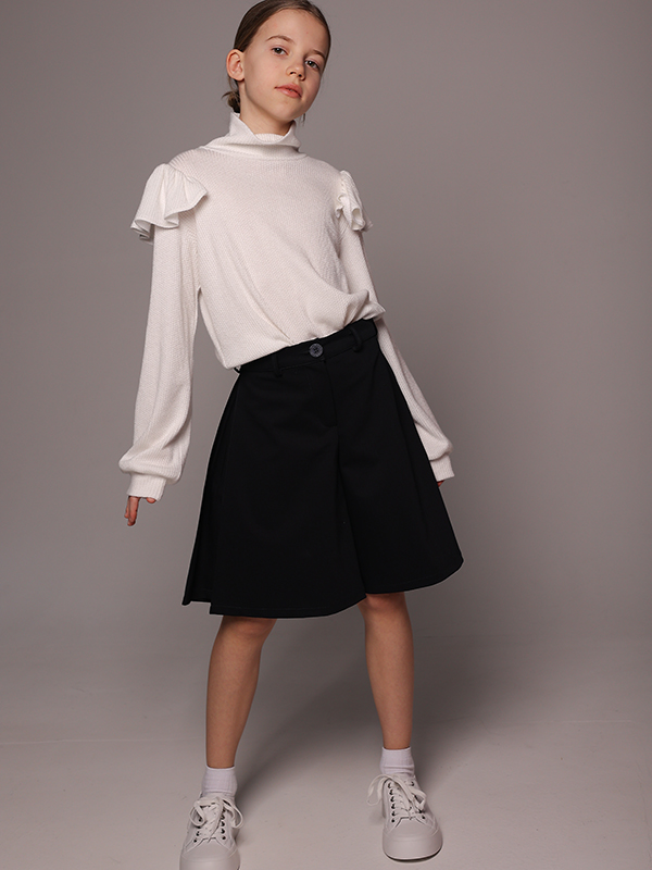 Бадлон в рубчик с крылышками на плечах