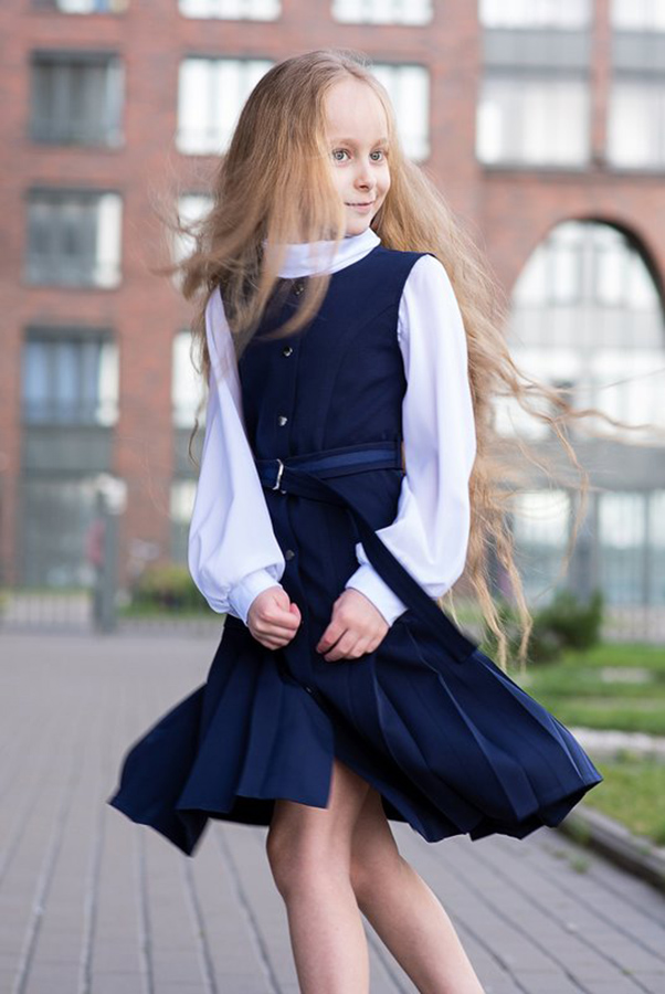 с плиссированными вставками