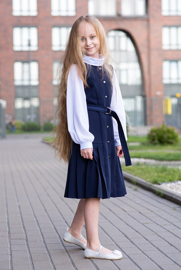 с плиссированными вставками