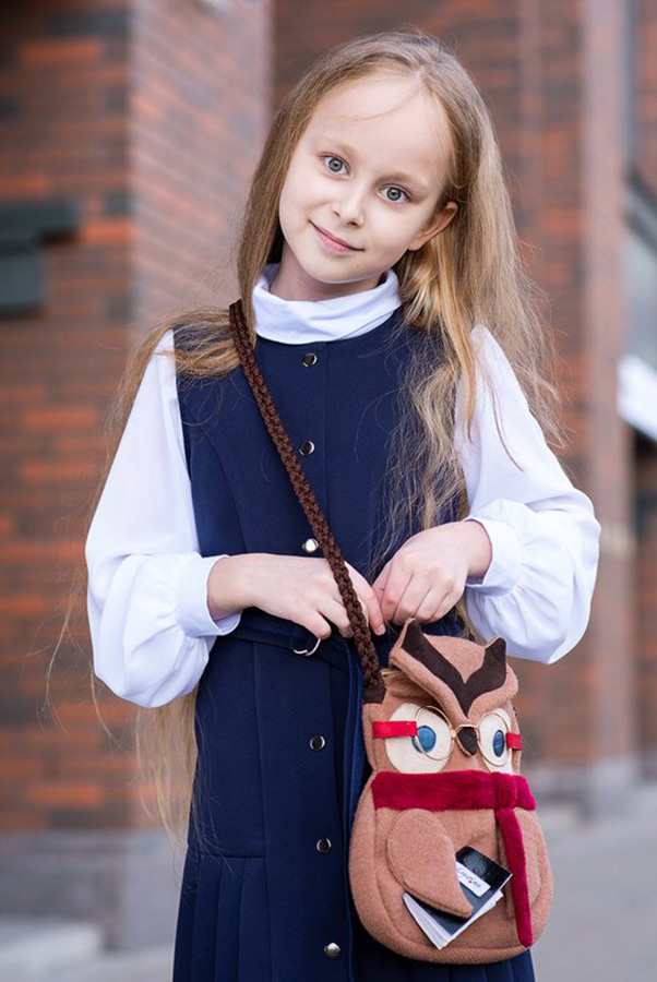 Детская сумочка в виде Умной Совы