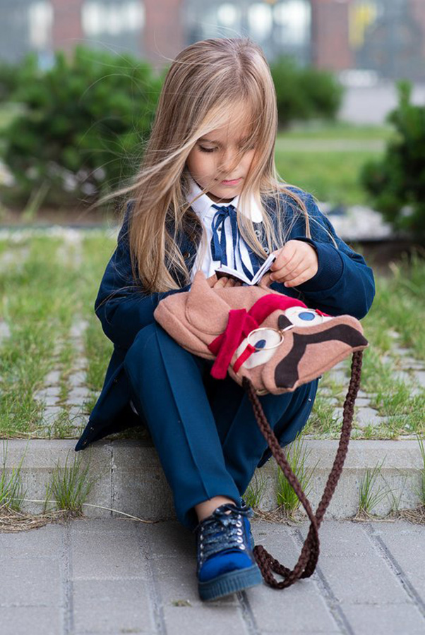 текстильная с кожаной отделкой