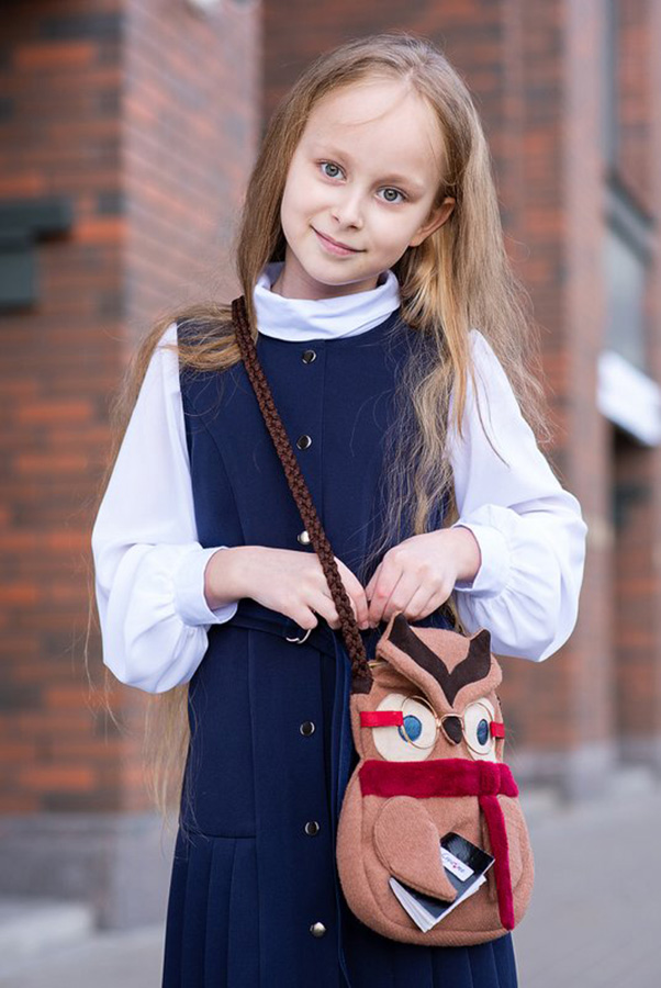 Детская сумочка в виде Умной Совы