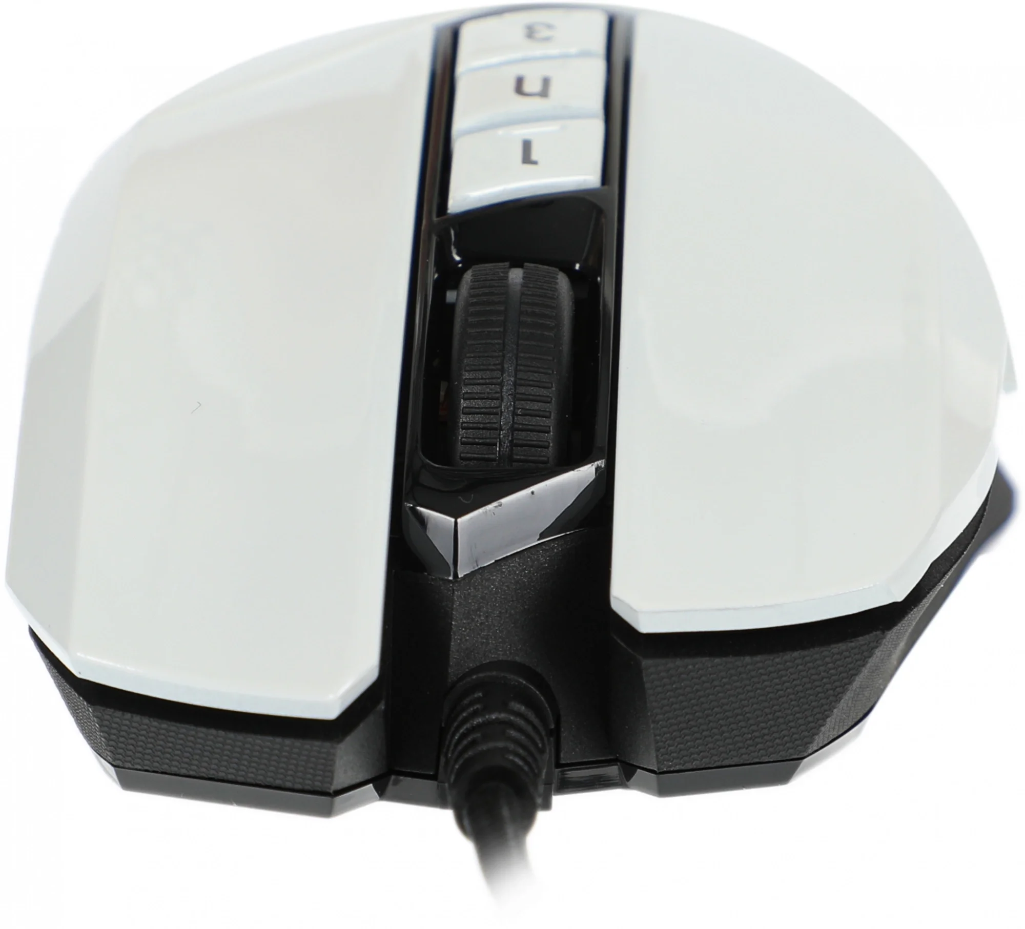 Мышь A4Tech Bloody W60 Max белый оптическая 10000dpi USB 10but (W60 MAX (PANDA WHITE))