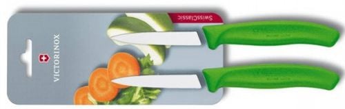 Набор ножей кухонных Victorinox Swiss Classic (6.7606.L114B) компл.: 2 шт салатовый блистер