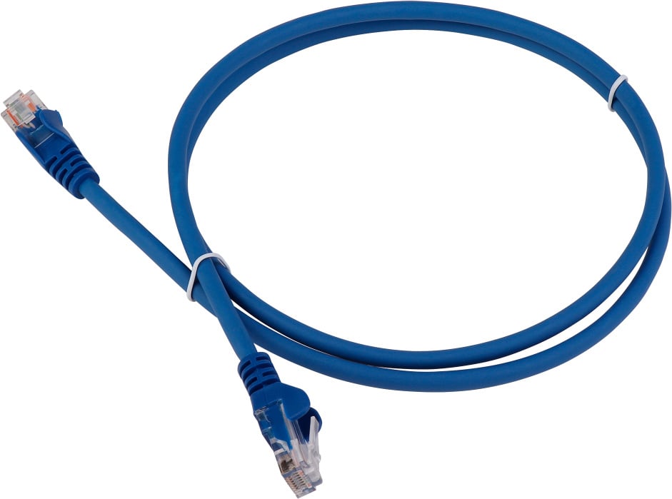 Патч-корд LANMASTER - LAN-PC45, UTP, кат. 5e, 2 x RJ-45, RJ-45 - RJ-45, LSZH, синий, 7 м, LAN-PC45/U5E-7.0-BL