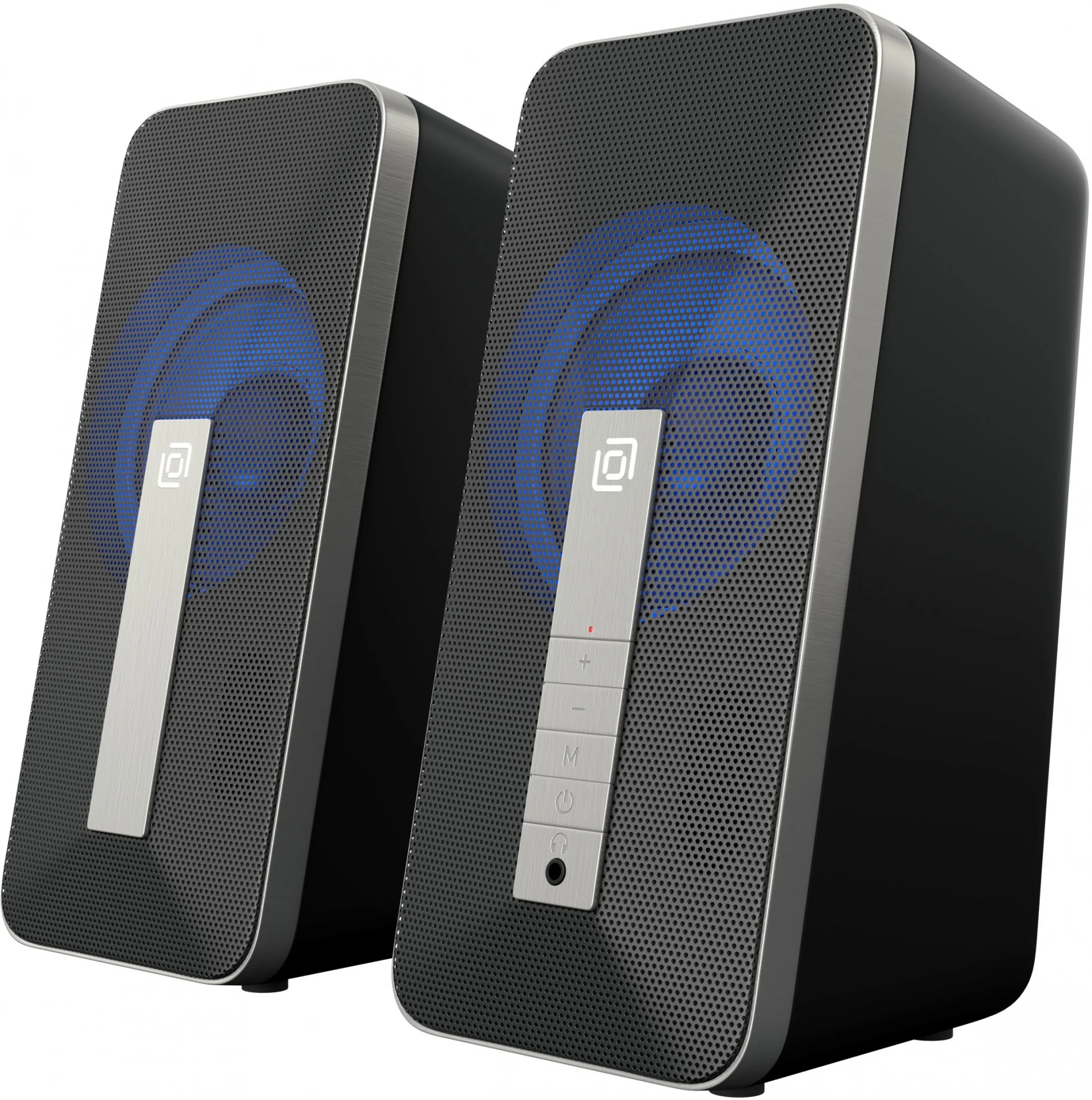 Колонки OKLICK OK-130 Black (2x10W, Bluetooth, питание от USB) <1458495>