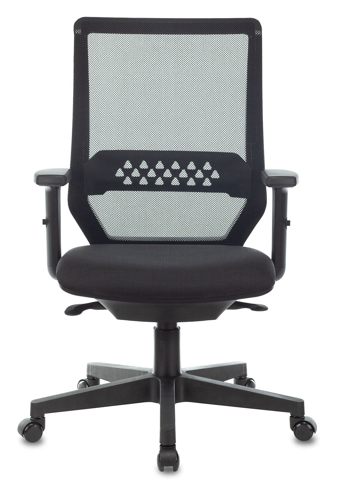 Кресло компьютерное Бюрократ MC-611N TW-01 38-418 черный, сетка/ткань, крестовина пластик