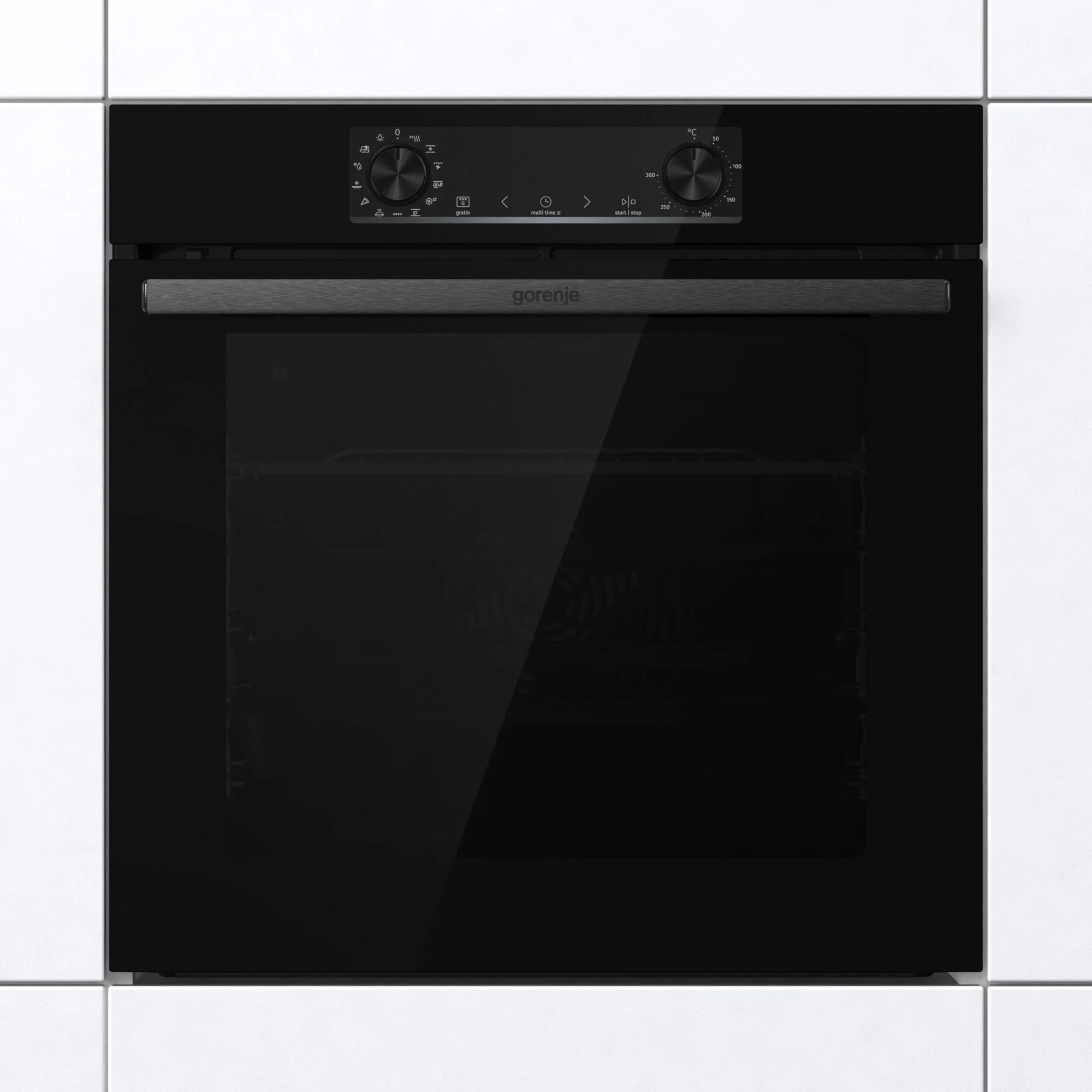 Электрический духовой шкаф Gorenje BPS6737E14BG, черный (BPS6737E14BG)
