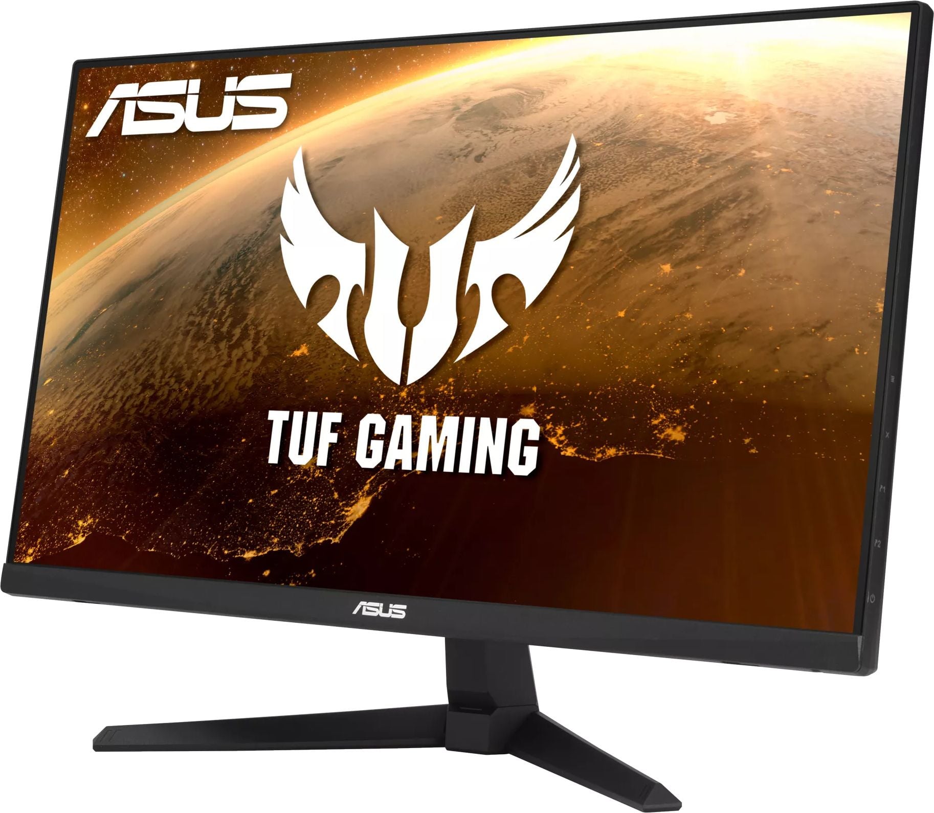 Монитор 23.8" Asus TUF Gaming VG247Q1A VA 1920x1080, 165 Гц, 1 мс, 16:9, 350 кд/м², HDMI 1.4 (x2), DP 1.2, 3.5 Jack, динамики (2x2 Вт), FreeSync Premium, черный