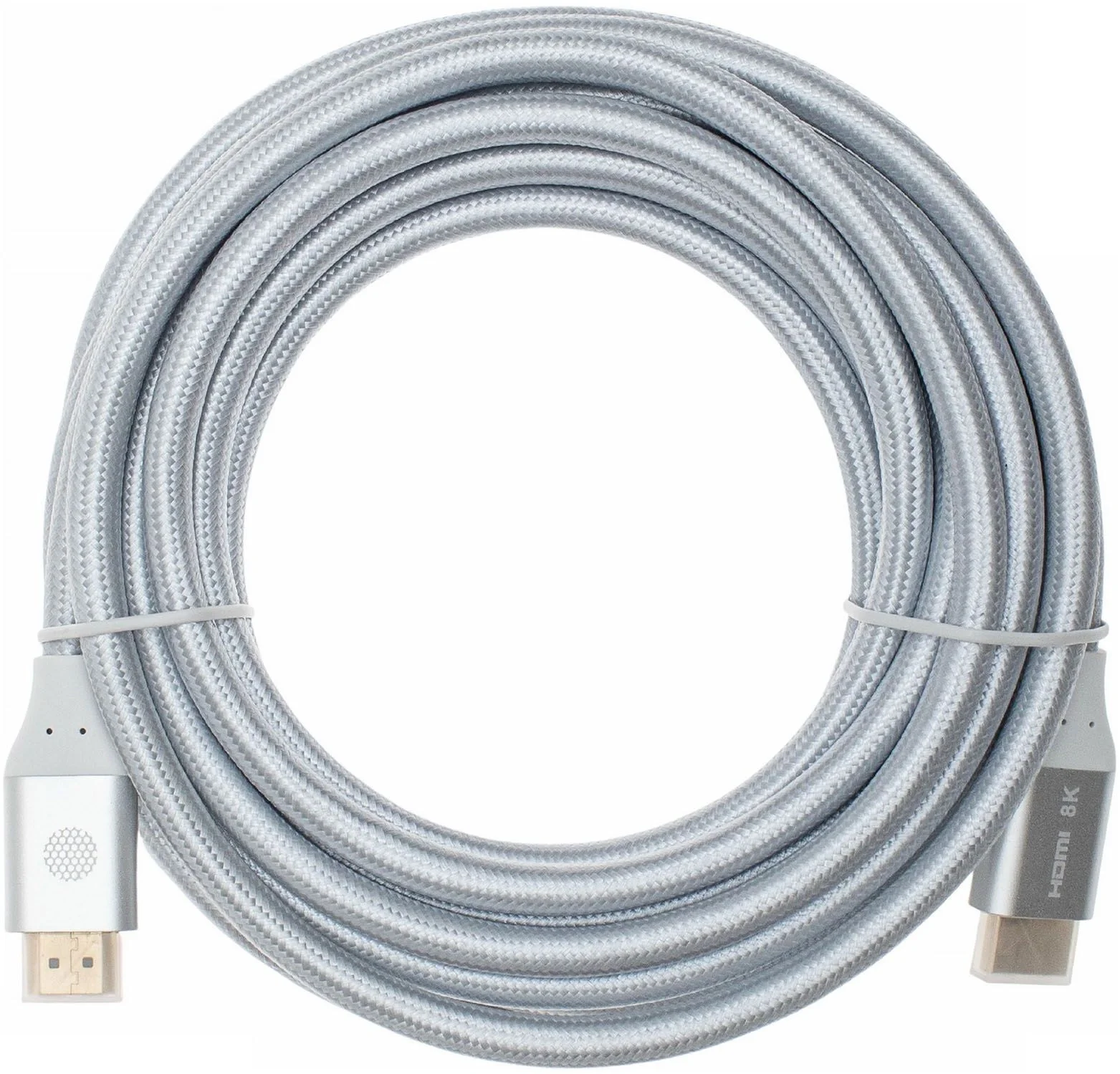Кабель аудио-видео Cactus CS-HDMI.2.1-5 HDMI (m)/HDMI (m) 5м. Позолоченные контакты серебристый