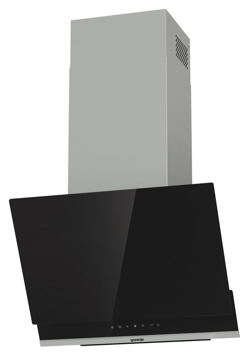 Вытяжка наклонная Gorenje WHI649X21P черный/серебристый, 60 см, 740 куб. м/ч, 67 дБ