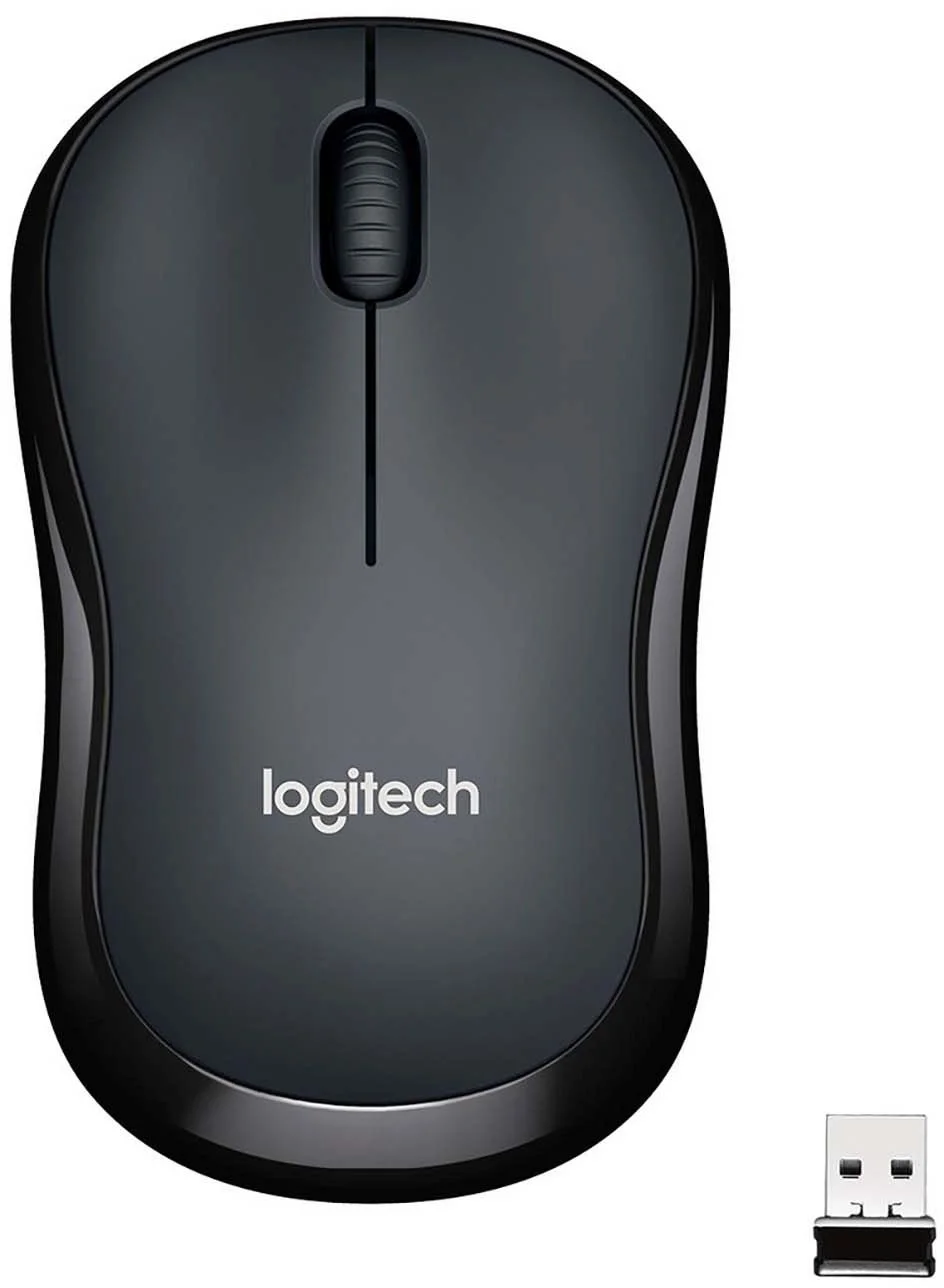 910-004878 - Мышь беспроводная Logitech M220 Silent Charcoal ofl (черная, оптическая, 1000dpi, 2.4 GHz/USB-ресивер, бесшумная) (M/N: MR0085 / C-U0010)