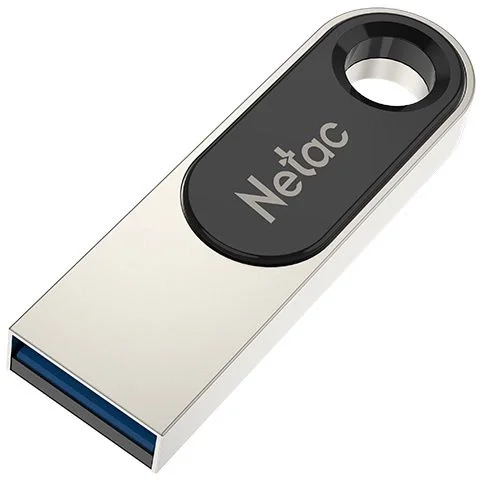Флешка USB Netac U278 (NT03U278N-128G-30PN), 128Gb, USB 3.0, R/W 110/45, серебристый/черный