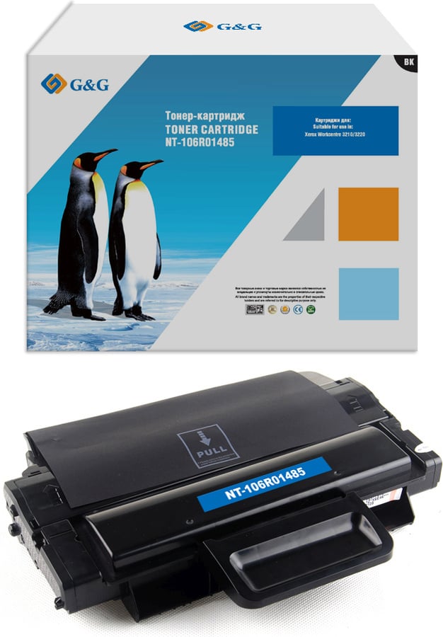 Принт-картридж Print cartridge G&G для  Xerox WC 3210/3220 106R01485 2 000 стр. чёрный гарантия 36 мес.