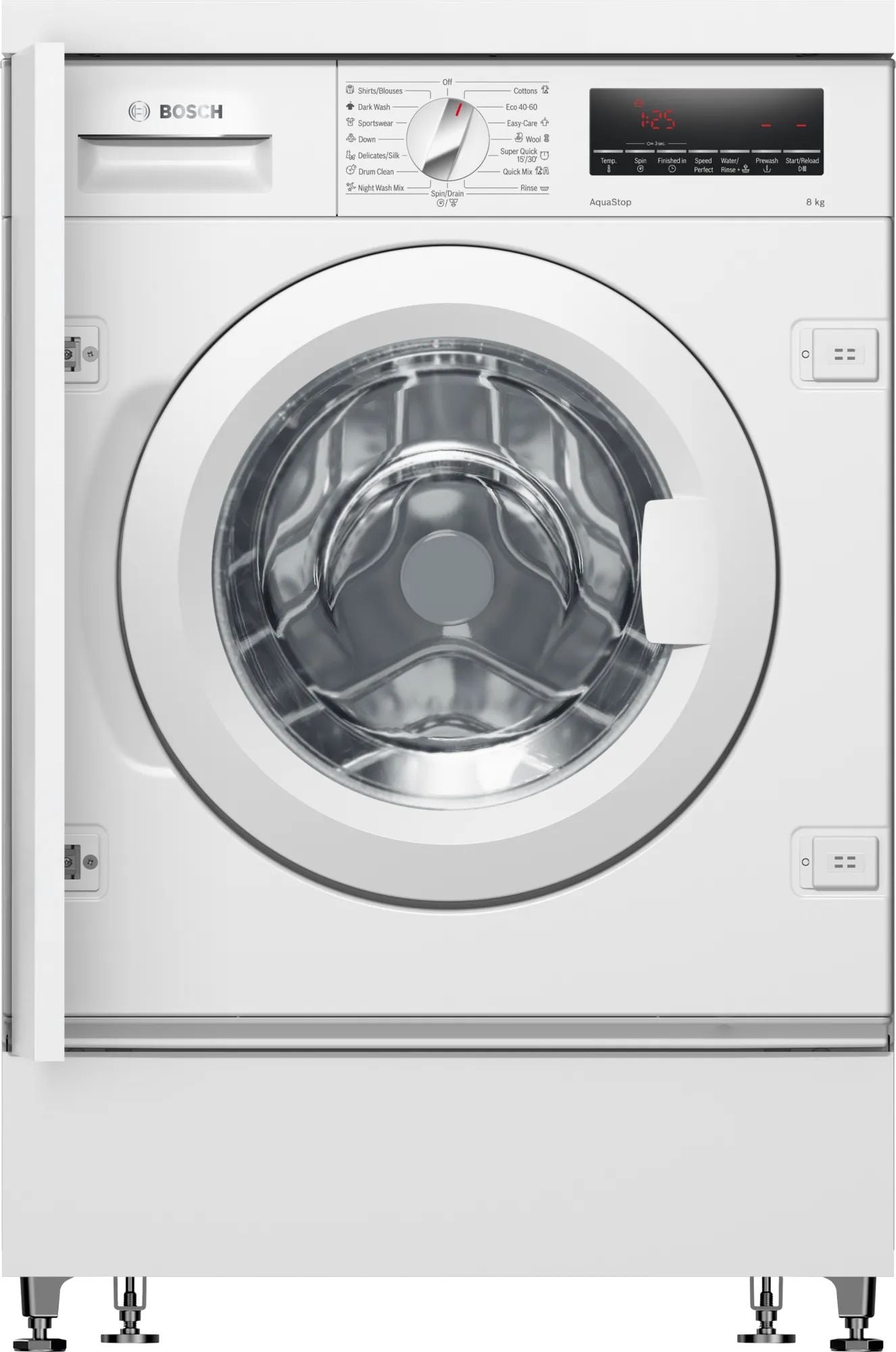 Стиральная машина встраиваемая Bosch WIW28542EU белый, загрузка фронтальная 8 кг, 1400 об/мин, класс: C