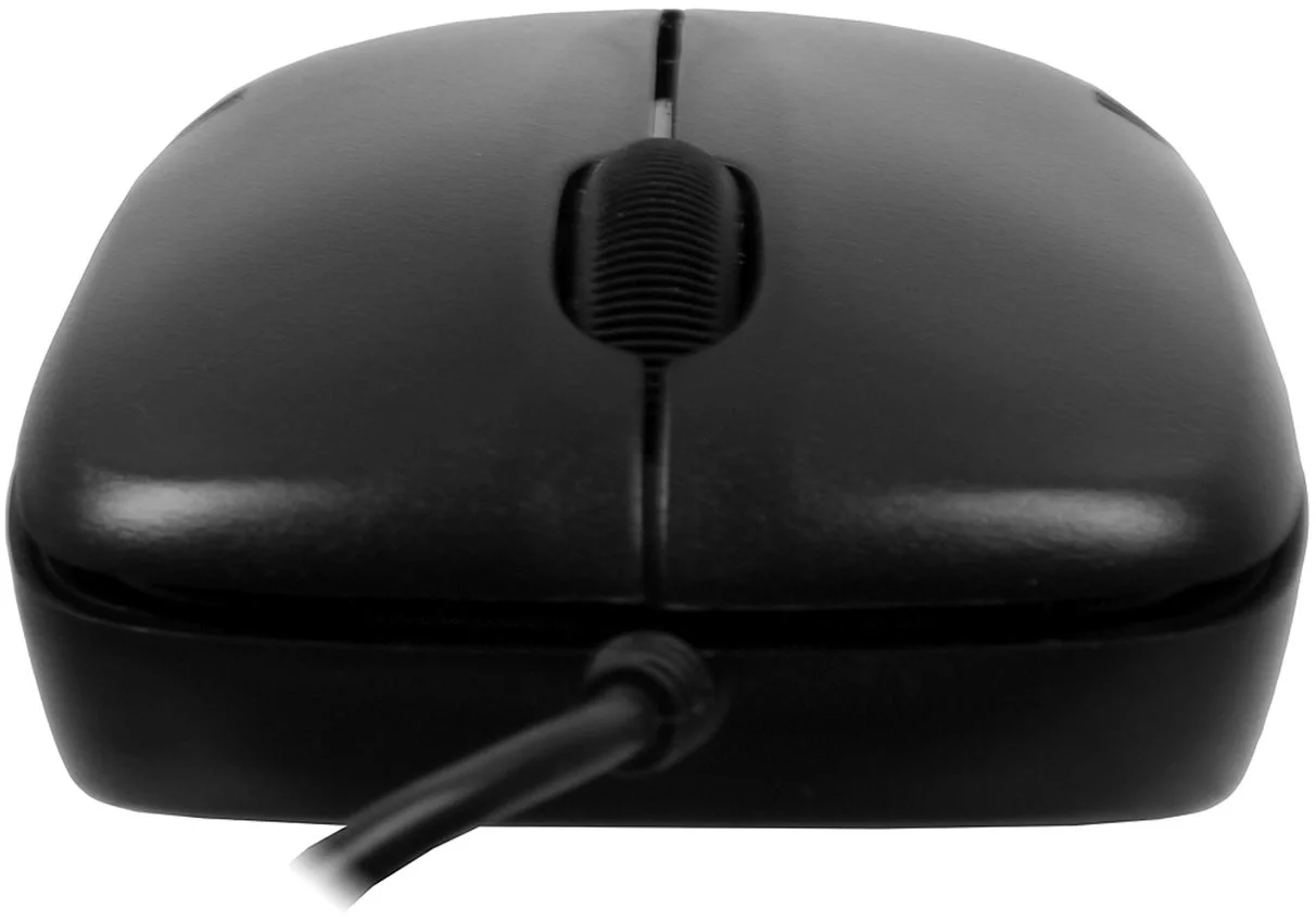Мышь проводная A4Tech OP-560NUS черный, 1200 dpi, USB, кнопки - 3