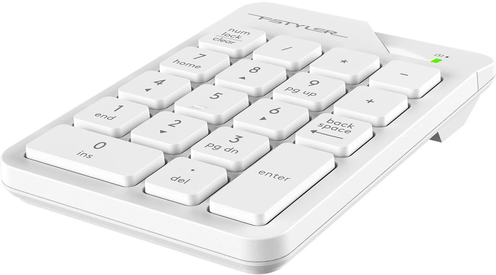 Числовой блок A4TECH FGK21C,  USB, Радиоканал, без русского алфавита,  серый