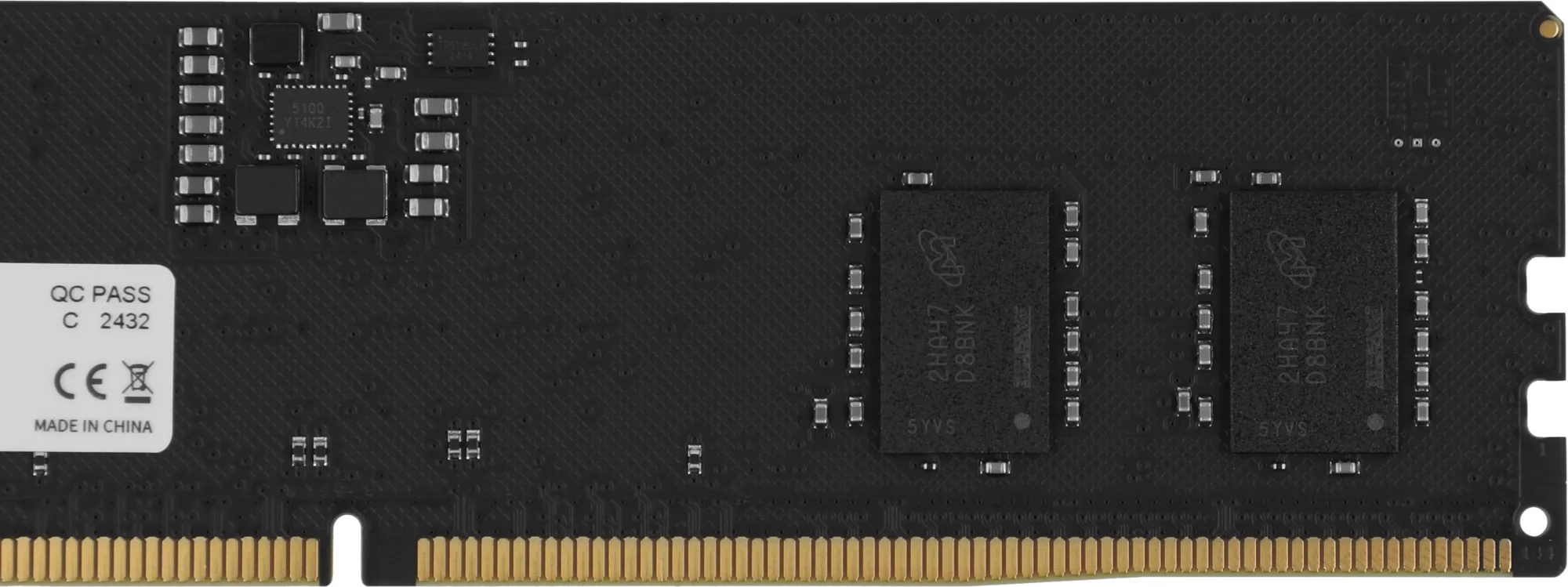 Память DDR5 8GB 4800MHz Netac NTBSD5P48SP-08 Basic RTL Gaming PC5-38400 CL40 DIMM 288-pin 1.1В Intel single rank Ret