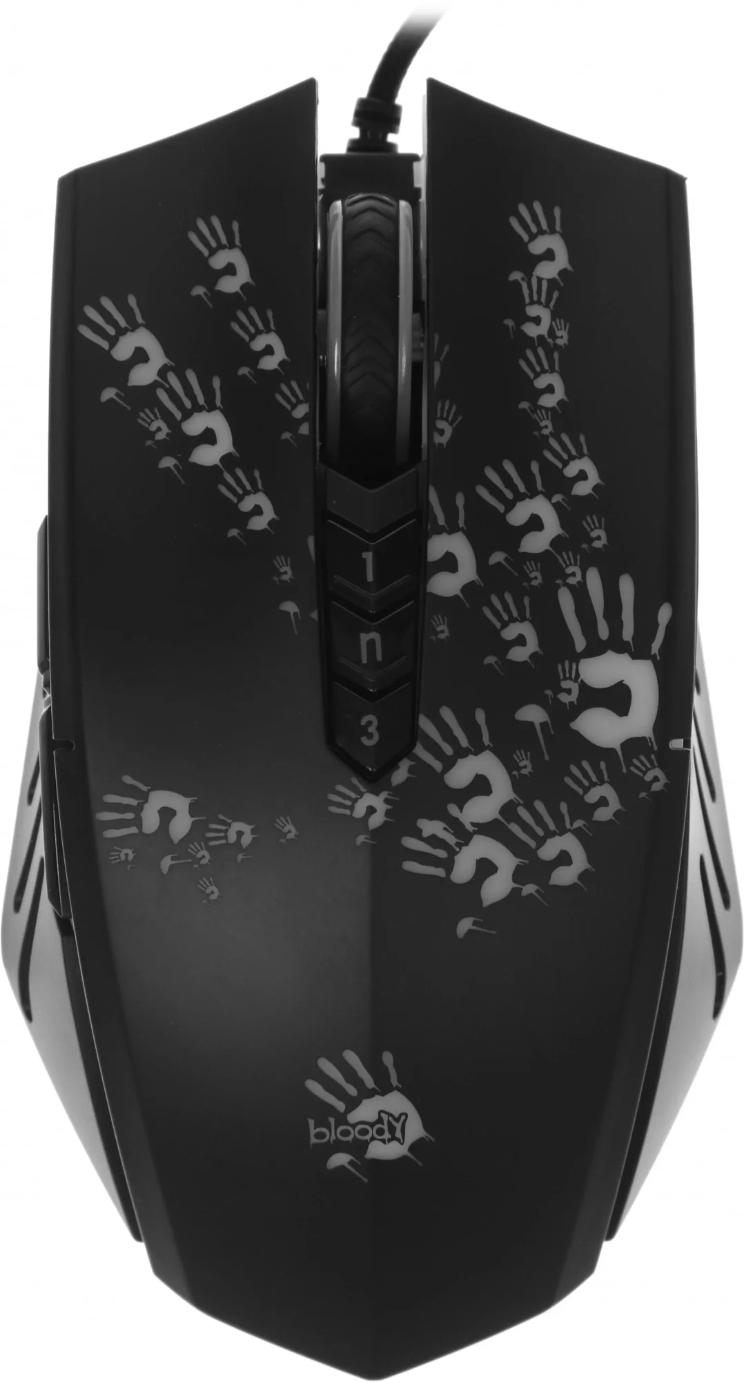 Мышь проводная A4Tech Bloody A60A черный, 6200 dpi, USB Type-A, кнопки - 8
