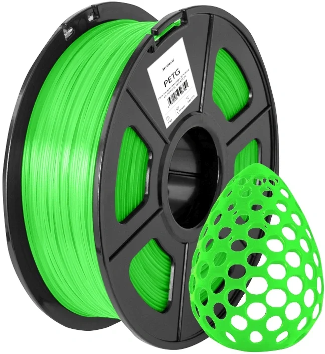 Cactus <CS-3D-PETG-1KG-T-GREEN> Пластик PETG прозрачный зелёный, катушка,  1.75мм,  1кг